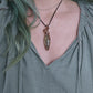 Prehnite and Copper Necklace