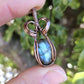 Labradorite and Copper Necklace