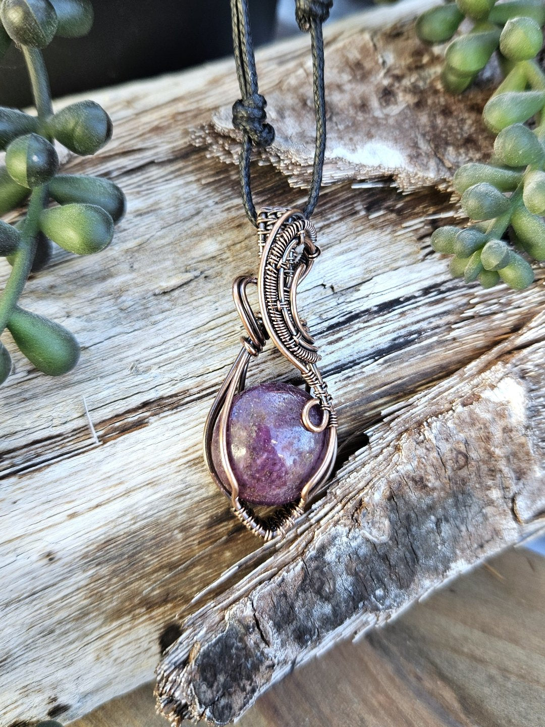 Ruby and Copper Necklace