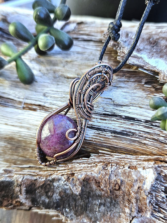 Ruby and Copper Necklace