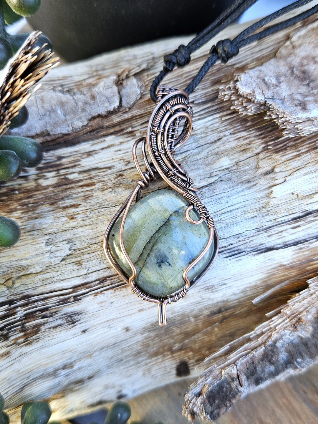 Labradorite and Copper Necklace