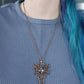 Labradorite and Copper 'Dwarven Star' Necklace