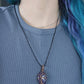 Amethyst and Copper Tree Necklace