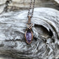 Amethyst and Copper Necklace