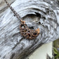 Mini Chaos Moon Necklace - Autumn