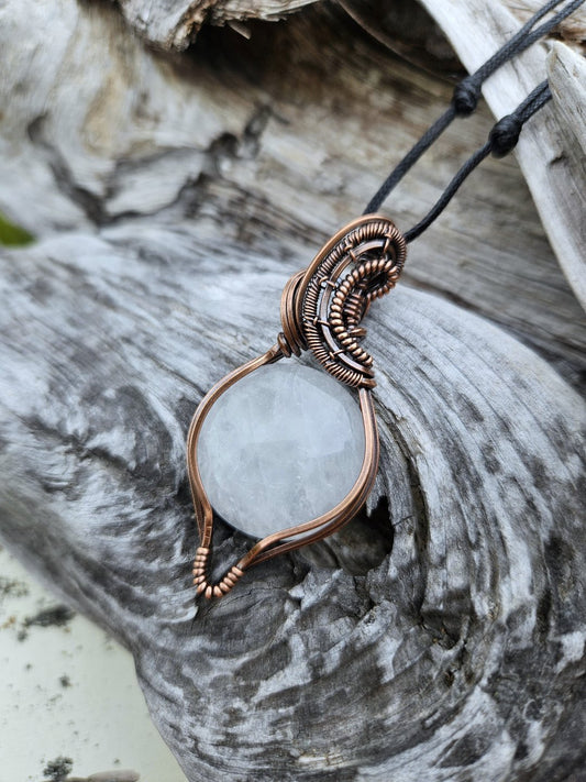 Quartz and Copper Necklace