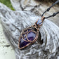 Amethyst, Kyanite and Copper Necklace