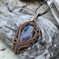 Ruby Kyanite and Copper Necklace