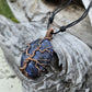 Sodalite and Copper Tree Necklace