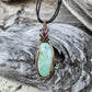 Chrysoprase and Copper Necklace