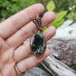 Moss Agate and Copper Necklace