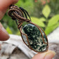 Moss Agate and Copper Necklace