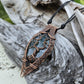 Moss Agate and Copper Necklace