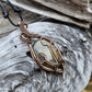 Labradorite and Copper Mushroom Necklace