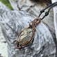 Labradorite and Copper Mushroom Necklace