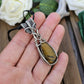 Tiger's Eye and Silver Necklace