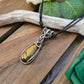 Tiger's Eye and Silver Necklace