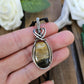 Bumblebee Jasper and Silver Necklace