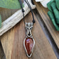 Carnelian and Silver Necklace