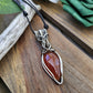 Carnelian and Silver Necklace