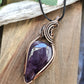 Amethyst and Copper Necklace