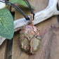 Unakite and Copper Tree of Life Necklace