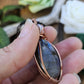 Labradorite, Moonstone and Copper Necklace