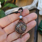 Labradorite, Opalite and Copper Moon Necklace