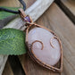 Rose Quartz, Amethyst and Copper Necklace