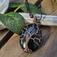 Obsidian Copper Tree of Life Necklace