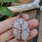 Rose Quartz and Copper Tree of Life Necklace