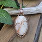 Morganite, Rose Quartz and Copper Heart Necklace
