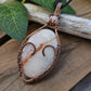 Morganite, Rose Quartz and Copper Heart Necklace
