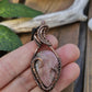 Rhodonite and Copper Heart Necklace