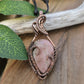 Rhodonite and Copper Heart Necklace
