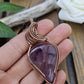 Amethyst and Copper Necklace