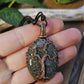 Indian Agate and Copper Tree of Life Necklace
