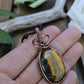 Bumblebee Jasper and Copper Necklace