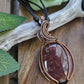 Indian Agate and Copper Necklace