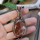 Indian Agate and Copper Necklace