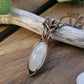 Moonstone and Copper Necklace