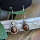 Silver 'Dew Drop' Earrings - Pietersite