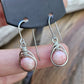 Silver 'Dew Drop' Earrings - Thulite