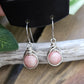 Silver 'Dew Drop' Earrings - Thulite