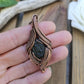 Moldavite and Copper Necklace