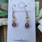 Bronze 'Alchemy' Earrings - Moonstone & Amethyst