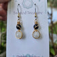 Bronze 'Alchemy' Earrings - Black Tourmaline & Moonstone