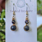 Bronze 'Alchemy' Earrings - Ruby Kyanite