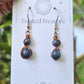Copper 'Alchemy' Earrings - Ruby Kyanite