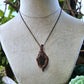 Moldavite and Copper Necklace